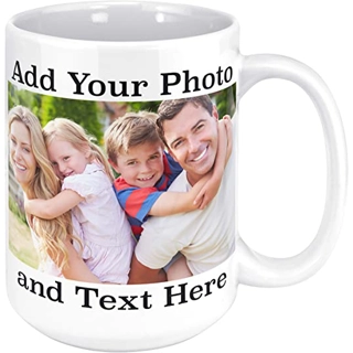 Printed White Mug