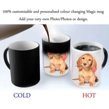 Black Colour Changing Mug
