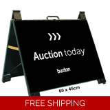 Buxton Auction Portable 60x45cm A-Fram..