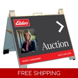Elders Custom Charcoal Auction Portabl..