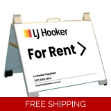 LJ Hooker For Rent 60x45cm Portable A-..