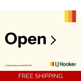 LJ Hooker Open Sticker .. LJ Hooker Open Sticker ..