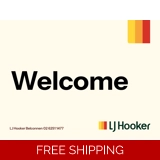 LJ Hooker Linen Welcome Sticker Set fo..