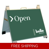 Belle Property Open 60x45cm Portable A..