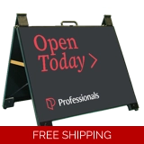 Professionals Open Today 60x45cm A-Fra..