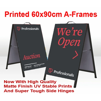 Professionals 60x90 Metal A-Frame Sign