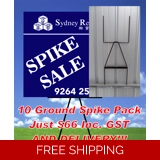 Sign Spikes Pack of 10