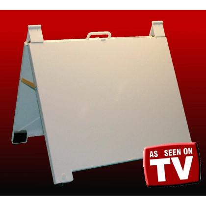 White Blank Portable A-Frame Sign White Blank Portable A-Frame Sign