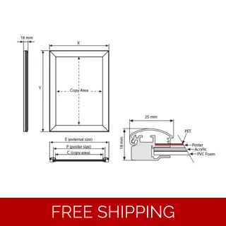 A3 Snap Frame Light Box A3 Snap Frame Light Box
