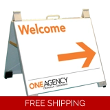 One Agency Welcome Portable 60x45cm A-..