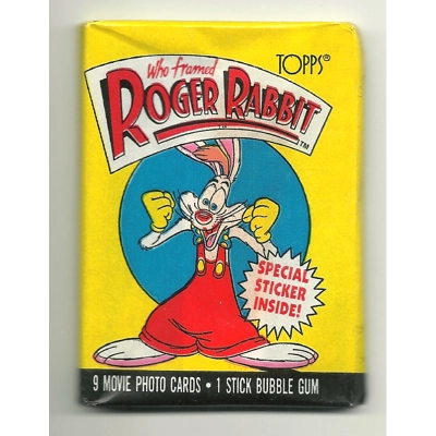 1988 Topps Who Framed Roger Rabbit Trading Cards