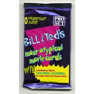 1991 Pro-Set Bill & Ted's Most Atypical Movie Cards