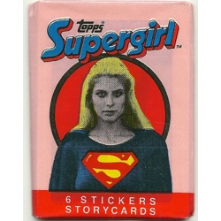 1984 Topps Supergirl Sticker..