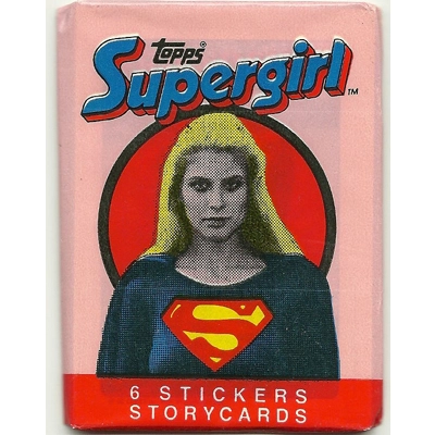 1984 Topps Supergirl Stickers & Trading Cards
