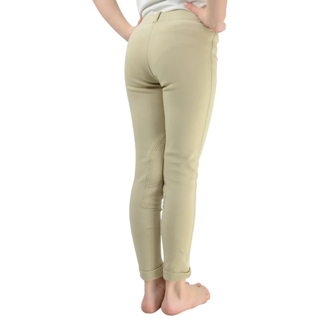 Additional Image for Hy Equestrian Milligan Children's Jodhpurs  Beige