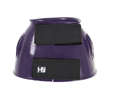 Hy Equestrian Over Reach Boots Purple