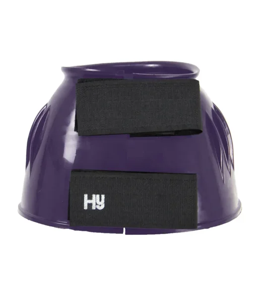 Hy Equestrian Over Reach Boots Purple