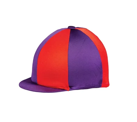 Hy Equestrian Two Tone Lycra Silks - Purple/Red