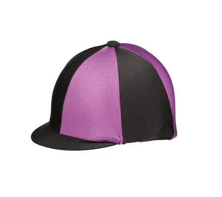Hy Equestrian Two Tone Lycra Silks - Black/Purple