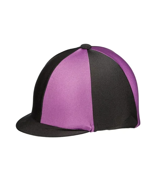 Hy Equestrian Two Tone Lycra Silks - Black/Purple