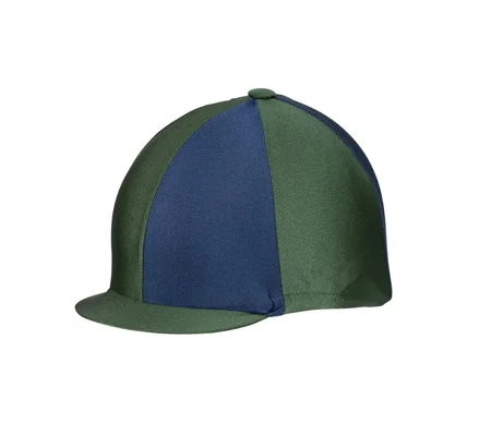 Hy Equestrian Two Tone Lycra Silks - Green/Navy