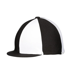 Hy Equestrian Two Tone Lycra Silks - Black/White