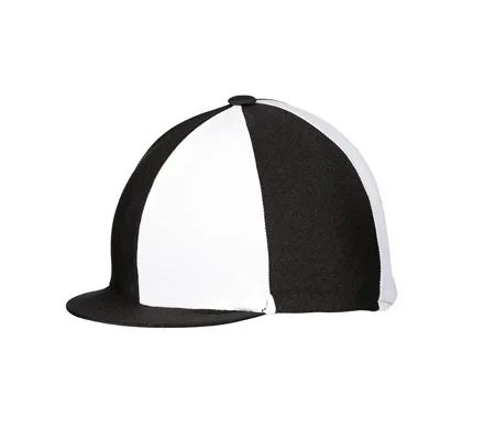 Hy Equestrian Two Tone Lycra Silks - Black/White