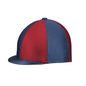 Hy Equestrian Two Tone Lycra Silks - Navy/Burgundy