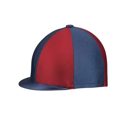 Hy Equestrian Two Tone Lycra Silks - Navy/Burgundy