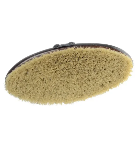 Hy Equestrian Deluxe Body Brush with Pig Bristles