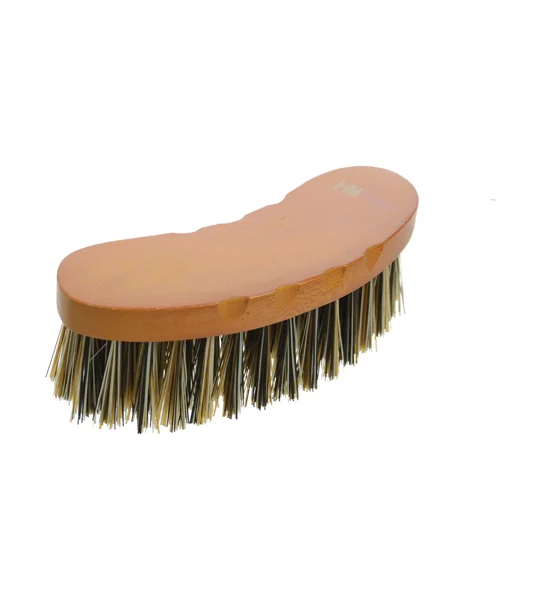 Hy Equestrian Luxury Half Round Brush - Tan