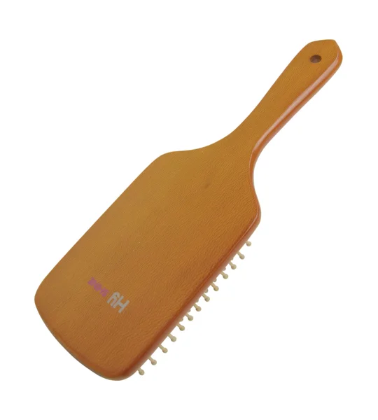 Hy Equestrian Luxury Wooden Mane & Tail Brush - Tan - 25.5 x 8.3cm