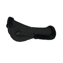 Hy Equestrian Fab Fleece Half Pad Black