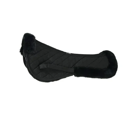 Hy Equestrian Fab Fleece Half Pad Black