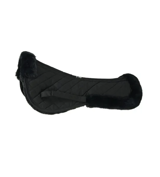 Hy Equestrian Fab Fleece Half Pad Black