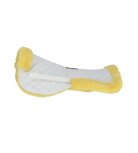 Hy Equestrian Fab Fleece Half Pad White