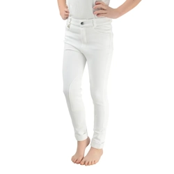 Hy Equestrian Melton Children's Jodhpurs    White