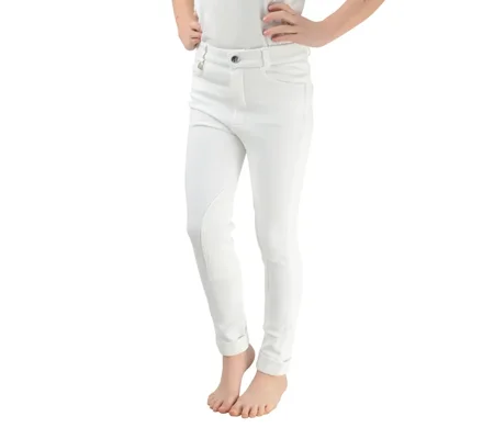 Hy Equestrian Melton Children's Jodhpurs White