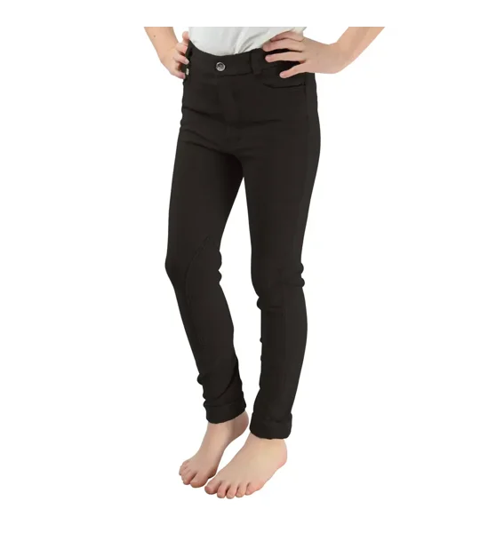 Hy Equestrian Burton Children's Jodhpurs Black