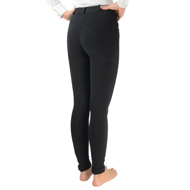 Additional Image for Hy Equestrian Burton Children's Jodhpurs Black