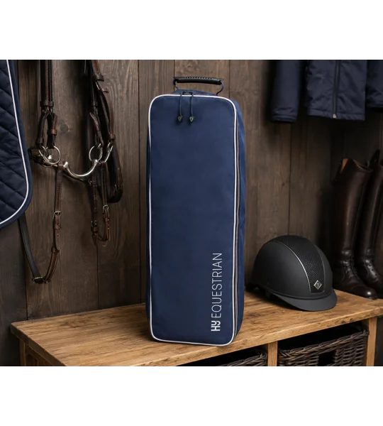 Hy Equestrian Bridle Bag - Navy/Grey - One Size