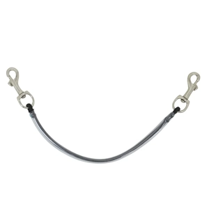 Hy Equestrian Fillet String with Plastic Cover Black