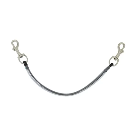 Hy Equestrian Fillet String with Plastic Cover Black