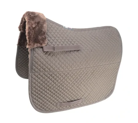 Hy Equestrian Fab Fleece Lined Saddle Cloth Brown