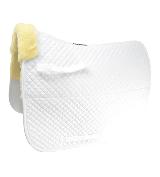 Hy Equestrian Fab Fleece Lined Saddle Cloth White