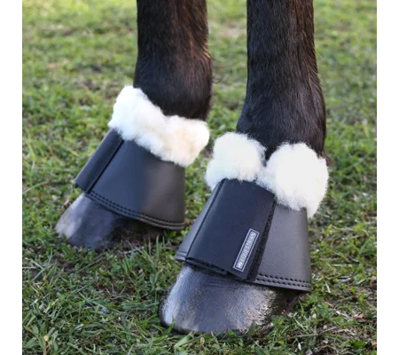 Hy Equestrian Lambskin Over Reach Boots