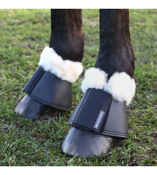 Hy Equestrian Lambskin Over Reach Boots