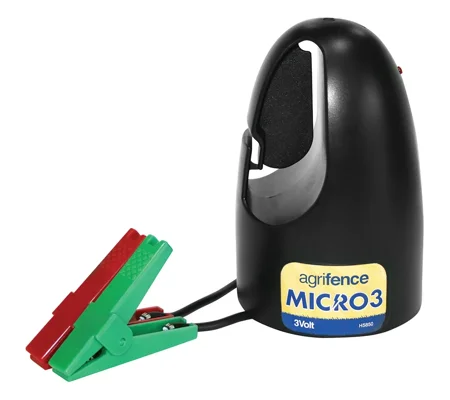 Agrifence Micro 3 Battery Energiser - Black