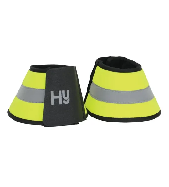Reflector Over Reach Boots by Hy Equestrian Yellow
