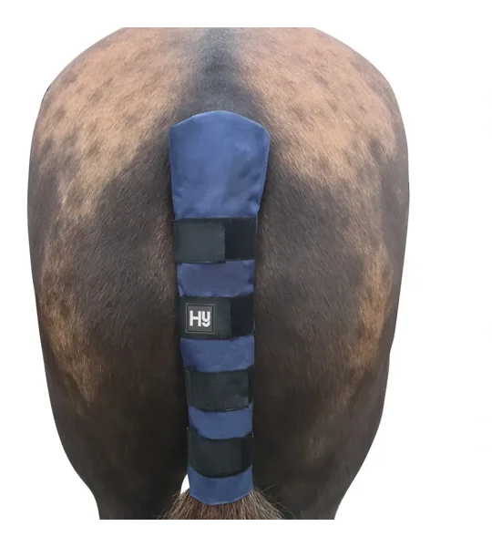 Hy Equestrian Padded Tail Guard Navy